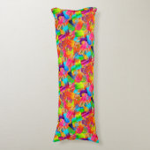 CKC Popsicle Swirls, ORANJE-KINDER LICHAAMPILLOW Lichaamskussen (Voorkant Verticaal)