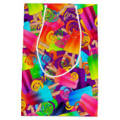 CKC Popsicle Swirls, Paars-Gift Bag M Medium Cadeauzakje (Achterkant)