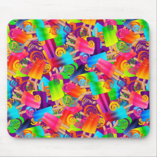 CKC Popsicle Swirls,Paars-MOUSEPAD Muismat