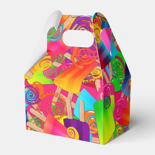 CKC Popsicle Swirls, roze-GABLE FAVOR BOX Bedankdoosjes (Achterkant)