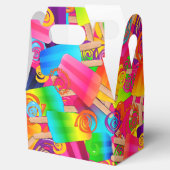 CKC Popsicle Swirls, roze-GABLE FAVOR BOX Bedankdoosjes (Geopend)
