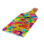 CKC Popsicle Swirls-Yellow Cutting Board Paddle Snijplank (Hoek)