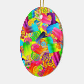 CKC Popsicle Swirls,Yellow-OVAL ORNAMENT (Links)