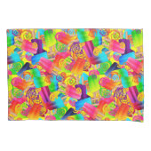 CKC Popsicle Swirls, Yellow PILLOW HOESJE SET Kussensloop (Voorkant-Links)