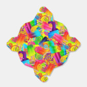 CKC Popsicle Swirls, Yellow-TAKE OUT FAVOR BOX Bedankdoosjes (Uitgevouwen)