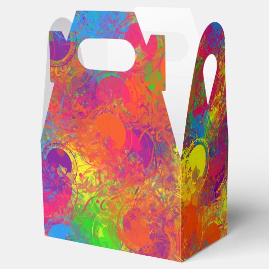 CKC-verf Can Florals-Gable Favor Box Bedankdoosjes (Geopend)