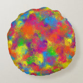 CKC-verf Kan Florals-16in rondreis Rond Kussen (Achterkant)