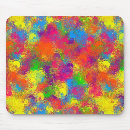 CKC-verf kan Florals-Computer Mousepad Muismat (Voorkant)