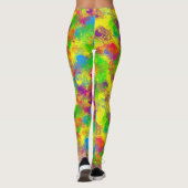 CKC-verf kan Florals-LEGGINGS Leggings (Achterkant)