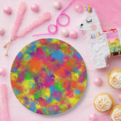 CKC-verf kan Florals-PAPER BORDEN Papieren Bordje (Feest)