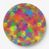 CKC-verf kan Florals-PAPER BORDEN Papieren Bordje (Voorkant)