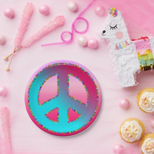 CKC, Vredessymbool 13-Papieren Borden Papieren Bordje (Feest)