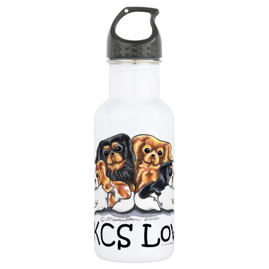CKCS Lover Waterfles (Voorkant)