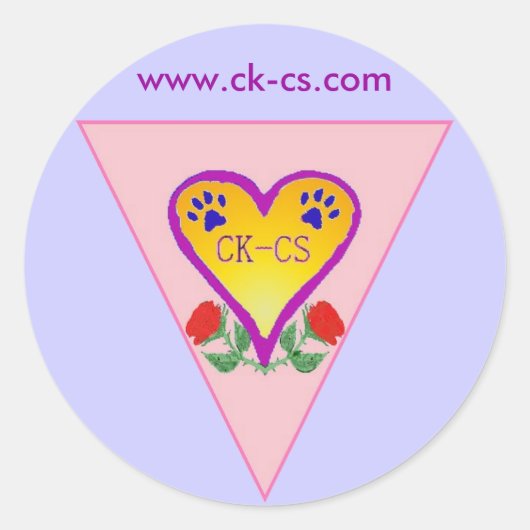 ckcs ontwerp logo KMF ronde sticker (Voorkant)