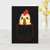 Cket Chicken Whisperer Cute Ultry Farm Animal Farm Kaart (Gele Bloem)