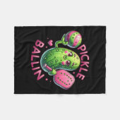 Ckle Ballin Cute Ckleball Women Girls Ckleball Lov Fleece Deken (Voorkant (Horizontaal))