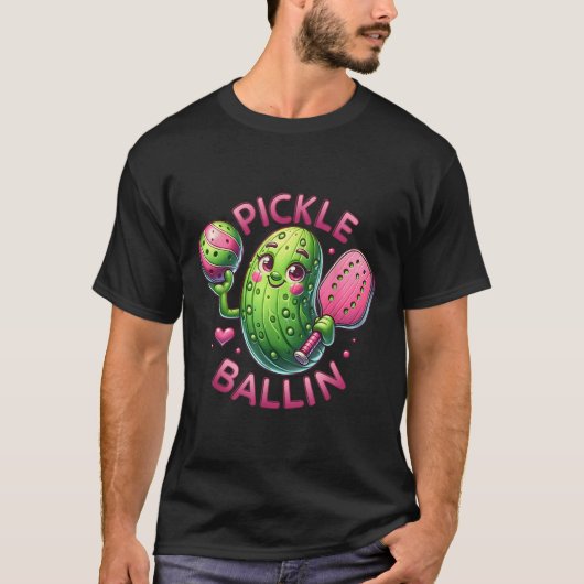 Ckle Ballin Cute Ckleball Women Girls Ckleball Lov T-shirt (Voorkant)