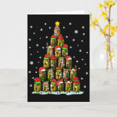 Ckle Lover Christmas Pajama Ckles Jar Xmas Uni-fam Kaart (Gele Bloem)