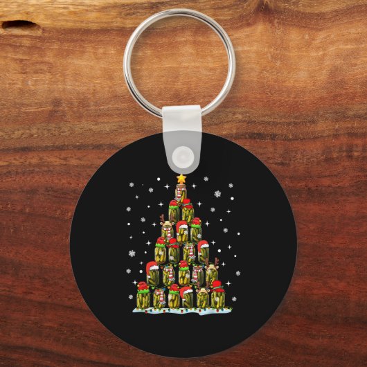 Ckle Lover Christmas Pajama Ckles Jar Xmas Uni-fam Sleutelhanger (Voorkant)