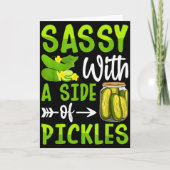 Ckle Lover Funny Sy With A Side Of Ckles Kaart (Voorkant)