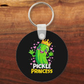 Ckle Princess Cute Kawaii Cuber Cartoon  Sleutelhanger (Voorkant)