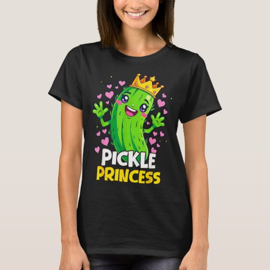 Ckle Princess Cute Kawaii Cuber Cartoon  T-shirt (Voorkant)