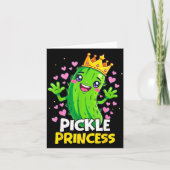 Ckle Prinses Schattig Kawaii Cuber Cartoon  Kaart (Voorkant)