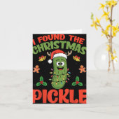 Ckle Santa Hat Xmas Lights I Found The Christmas T Kaart (Gele Bloem)