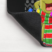 Ckle Ugly Xmas Lighting Santa Ckle Christmas T Shi Muismat (Hoek)