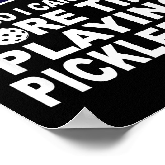 Ckleball Funny Retirement Quote  Poster (Hoek)