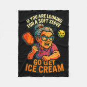 Ckleball Grandma  Fleece Deken (Voorkant)