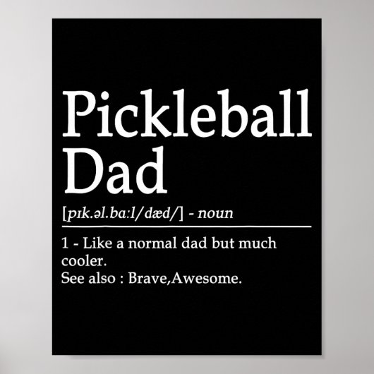 Ckleball Grappige Ckleball Vader Citaat Definitie Poster (Voorkant)
