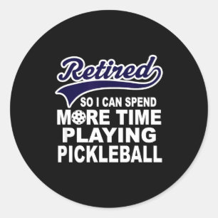 Ckleball Grappige Pensioen Citaten Ronde Sticker