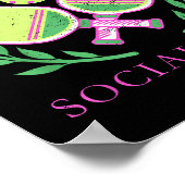 Ckleball Social Club Enthusiasts _ Fun Srt Lovers Poster (Hoek)