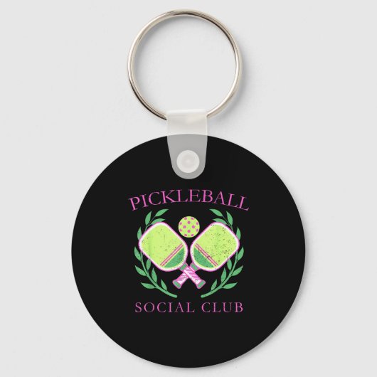 Ckleball Social Club Enthusiasts _ Fun Srt Lovers Sleutelhanger (Voorkant)