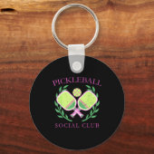 Ckleball Social Club Enthusiasts _ Fun Srt Lovers Sleutelhanger (Voorkant)
