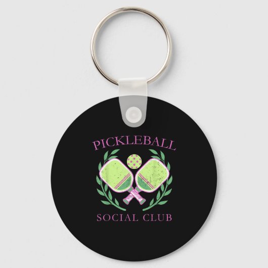 Ckleball Social Club Enthusiasts _ Fun Srt Lovers Sleutelhanger (Voorkant)