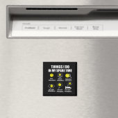 Ckleball Things I Do In My Spare Time, Funny Ckleb Magneet (Insitu (Vaatwasser))