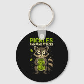Ckles And Panic Attacks Raccoon Trash Panda Funny  Sleutelhanger (Voorkant)
