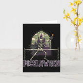 Ckleween Ckleball Halloween Kostuum Skeleton Gothi Kaart (Gele Bloem)