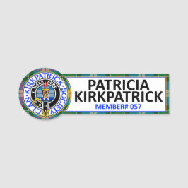 CKS NAAMBAD - #057 Patricia Kirkpatrick Naamplaatje
