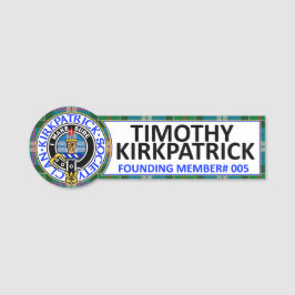 CKS NAAMBADGE - #005 Timothy Kirkpatrick Naamplaatje