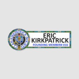 CKS NAAMBADGE #016 ERIC KIRKPATRICK NAAMPLAATJE