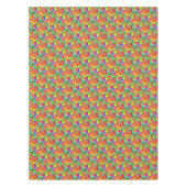 CKS-Populaire cirkels, geel-52x70 KATOENTABLETTE Tafelkleed (Voorkant)