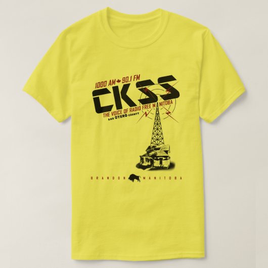CKSS RADIO T-SHIRT (Design voorkant)
