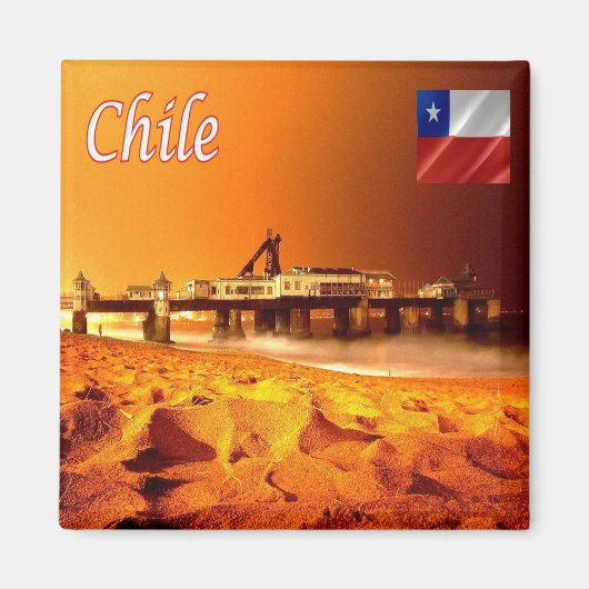 CL014 CHILE, Viña del Mar, Amerika, Fridge Magneet (Voorkant)