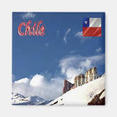 CL016 CHILE, Valle Nevado, Amerika, Fridge Magneet (Voorkant)