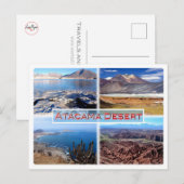 CL Atacama Desert - Groene lagune - Salar de Talar Briefkaart (Voorkant / Achterkant)