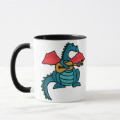 CL- Draak die de gitaarMok spelen Mok (Links)