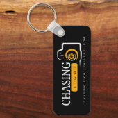 'CL'-Logo | Rechthoek-Sleutelhanger Sleutelhanger (Voorkant)